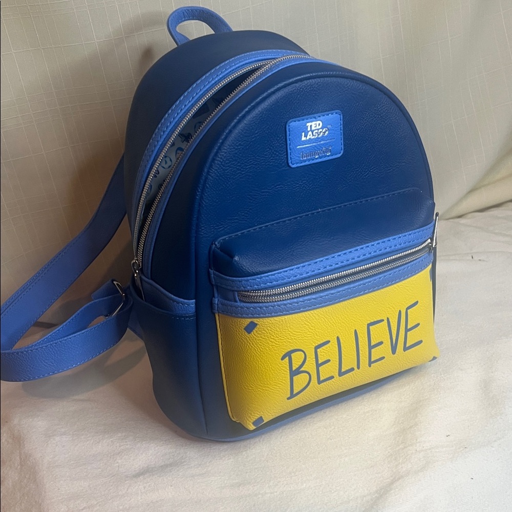 Ted Lasso Loungefly Mini Backpack  BELIEVE,NWOT - Picture 10 of 10